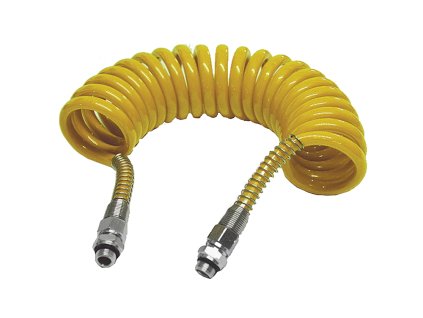 Vinutá vzduchová hadice žlutá, M16, L-5,5m, PPN009