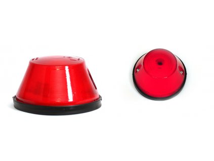 Lampa brzdová zadní červená, 12V-24V, WE92