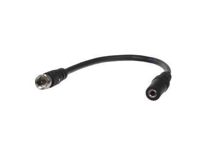 Anténní adaptér pro DVB-T - 3,5 mm mono JACK/F konektor (10 cm)