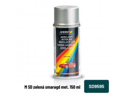 Motip Barva Škoda zelená smaragd metalíza 150ml