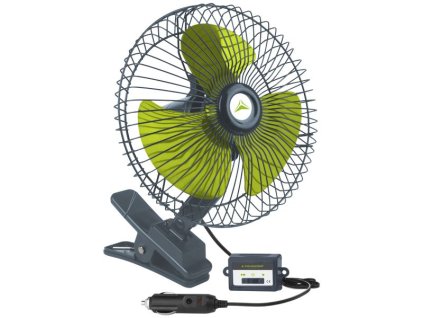 Ventilátor 24V/21W kovový pr.20cm s klipsem, 86338