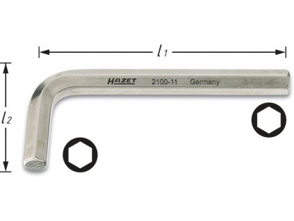 Imbusový klíč, 2 mm - HA011278