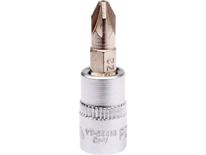 Hlavice s bitem KŘÍŽOVÁ 1/4" PZ2 Yato - YT-04418