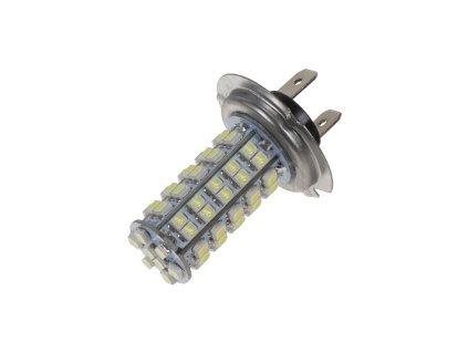 LED H7 bílá, 12V, 68LED/3528SMD