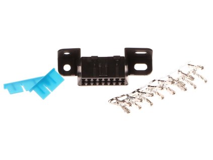Zásuvka OBD2 samička bez zapojených pinů, 16 volných pinů SIXTOL