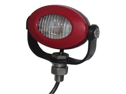 PROFI LED výstražné světlo 12-24V 3x3W červený ECE R10 92x65mm