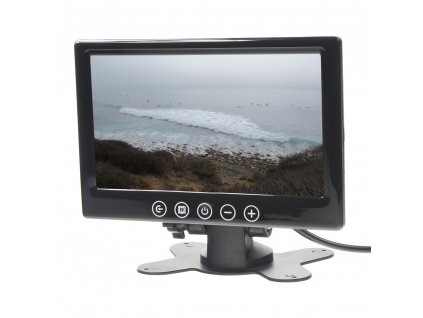 LCD monitor 7" černý na palubní desku
