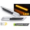 Blinkry boční LED, dynamické BMW F10/F11 stříbrné/kouřové