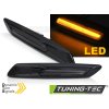 Blinkry boční LED, dynamické BMW F10/F11 černé lesklé/kouřové
