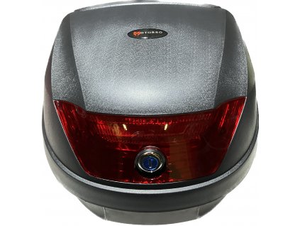 Sada 3ks MOTOKUFR UNIVERZÁLNÍ 28 l ČERNÝ ČERVENÁ ODRAZKA