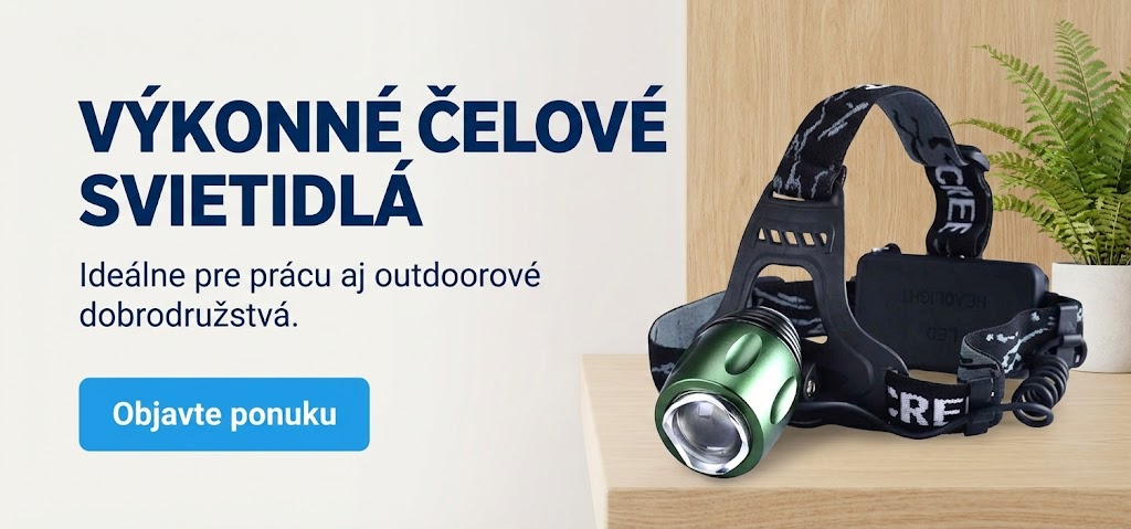 Výkonné čelové svietidlá