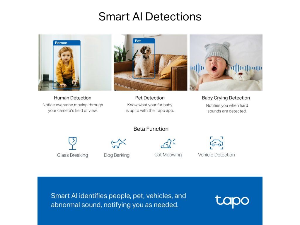 Smart AI detekcia osôb a zvierat s presnými upozorneniami