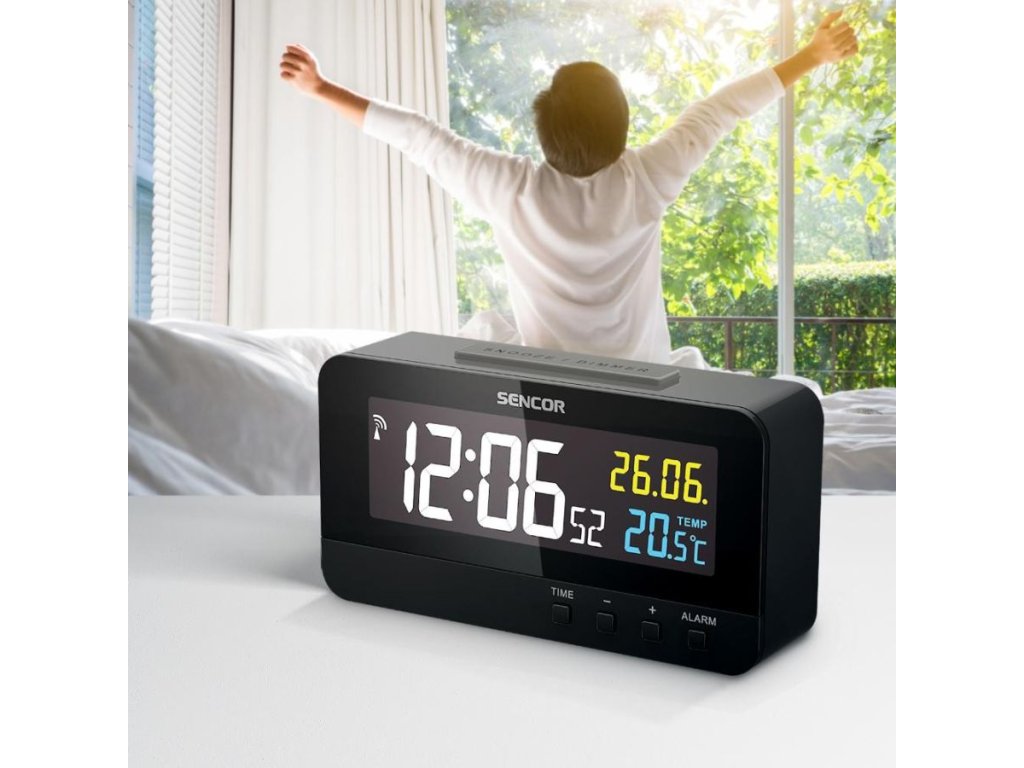 Ranné vstávanie s budíkom Sencor