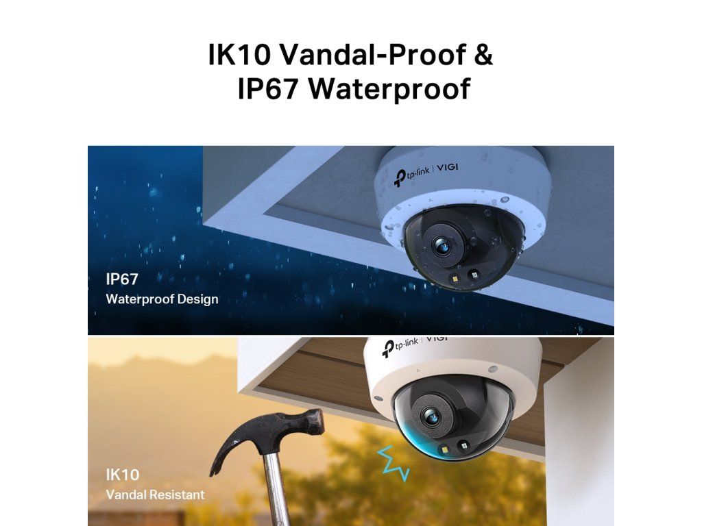 Vysoká odolnosť: IK10 proti nárazom a IP67 proti vode