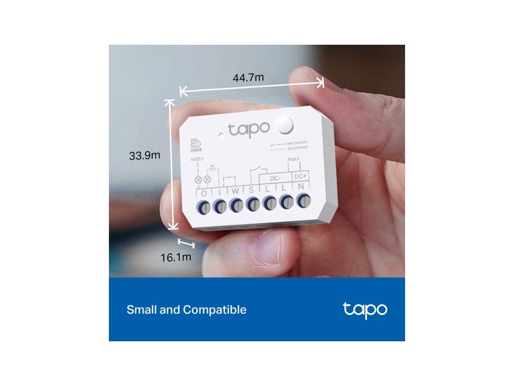 Rozmery a kompatibilita Tapo S110E