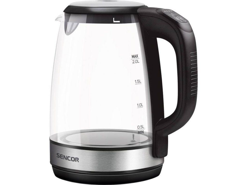 Pohľad na kanvicu Sencor z boku