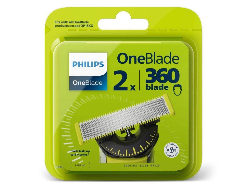 Originálne predajné balenie čepelí Philips QP420/50
