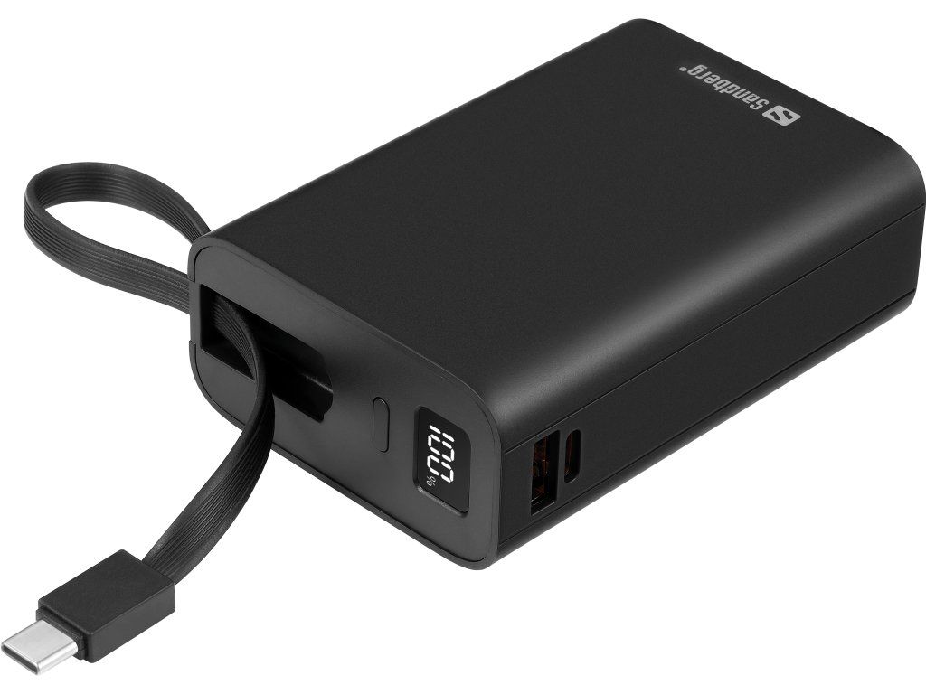 Sandberg Powerbank 20000 PD20W Connect čierna