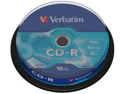 VERBATIM CD-R(10-Pack)Spindle/EP/DL/52x/700MB