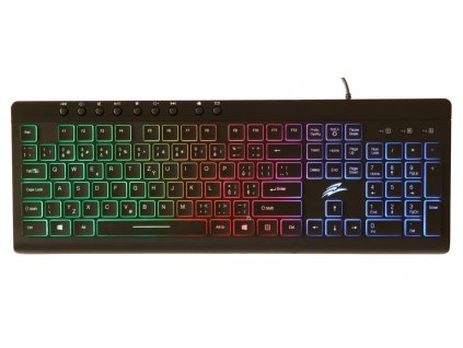 EVOLVEO GK640, herní klávesnice s duhovým podsvětlením, USB