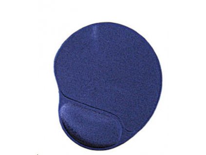 GEMBIRD Podložka pod myš gelová ergonomická Maxi, modrá