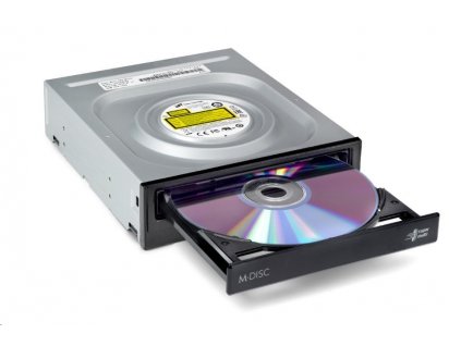 HITACHI LG - interná mechanika DVD-W/CD-RW/DVD±R/±RW/RAM/M-DISC GH24NSD5, 24x SATA, čierna, hromadná bez SW