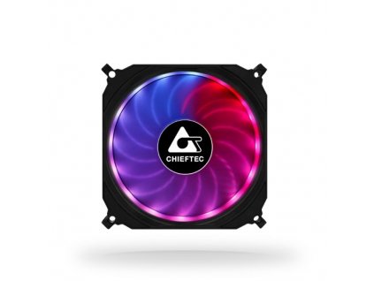 CHIEFTEC duhový větrák TORNADO CF-1225RGB s 6-pinovým konektorem pro GR-01B/CF-3012-RGB