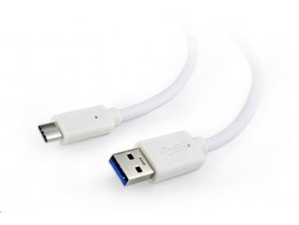 GEMBIRD CABLEXPERT USB 3.0 Kábel AM na typ C (AM/CM), 1 m, biely
