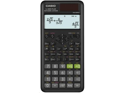 CASIO kalkulačka FX 85 ES Plus 2E, černá, školní, desetimístná