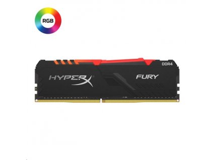 DIMM DDR4 8GB 3600MHz CL17 KINGSTON HyperX FURY Black RGB