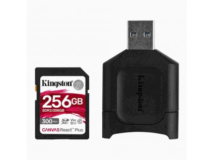 Kingston 256GB SDXC React Plus + čtečka