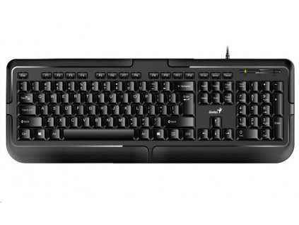 GENIUS klávesnice KB-118, drátová, PS/2, CZ+SK layout, černá