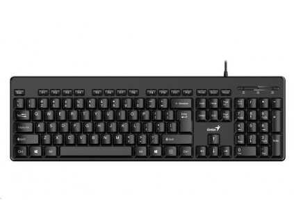 GENIUS klávesnice KB-116, drátová, USB, CZ+SK layout, černá