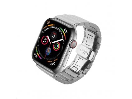 COTEetCI ocelový pásek pro Apple Watch 38 / 40mm stříbrný