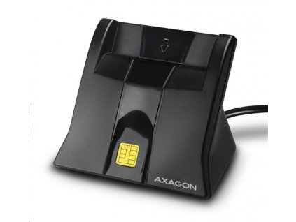 AXAGON CRE-SM4, USB externí StandReader čtečka kontaktních karet Smart card (eObčanka)