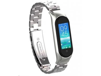 eses kovový řemínek stříbrný pro Xiaomi Mi Band 5