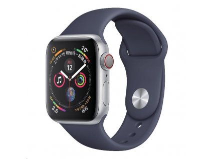 COTECi silikonový sportovní náramek pro Apple watch 42 / 44 mm půlnoční modrá