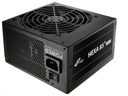 Napájací zdroj Fortron 350W HEXA 85+ PRO 350, plný rozsah, ATX, Bronze, DC/DC