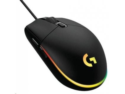 Logitech herní myš Gaming Mouse G203 LIGHTSYNC 2nd Gen, EMEA, USB, black