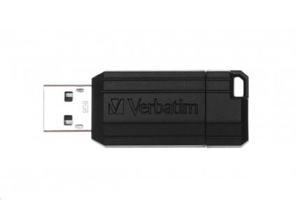 VERBATIM Flash disk 8 GB Store 'n' Go PinStripe, čierny