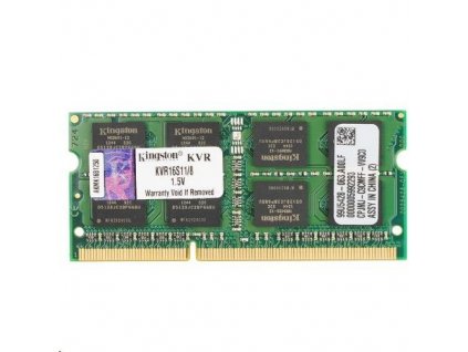 SODIMM DDR3 8GB 1600MHz CL11, KINGSTON ValueRAM