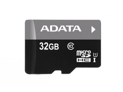 Karta ADATA MicroSDHC 32GB UHS-I Class 10 + SD adaptér, Premier