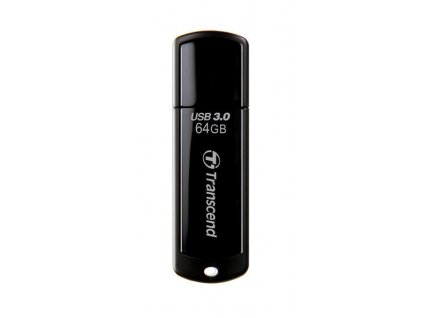 TRANSCEND Flash disk 64GB JetFlash®700, USB 3.0 (R:80/W:25 MB/s) čierna