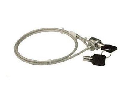 PREMIUMCORD Bezpečnostní zámek na NTB 1,8m Kensington Lock (na klíč, ocelové lanko)