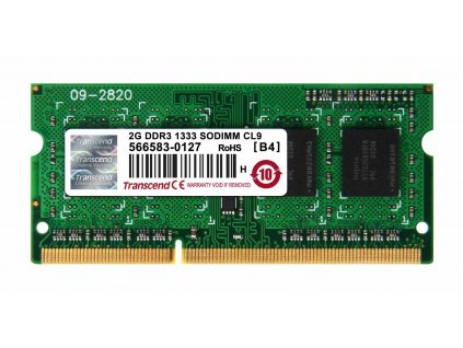 SODIMM DDR3 2GB 1333MHz TRANSCEND 1Rx8 CL9