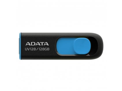 ADATA Flash disk 128GB UV128, USB 3.1 Dash Drive (R:90/W:40 MB/s) čierna/modrá