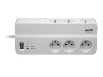 APC Essential SurgeArrest 6 outlets 230V France, 2m