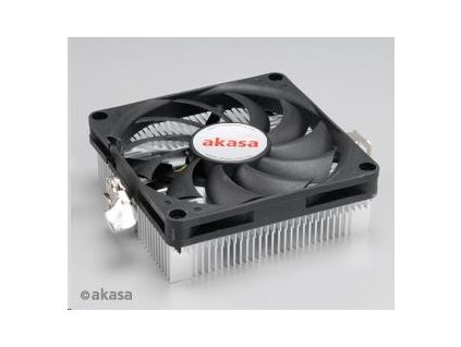 AKASA CPU chladič AK-CC1101EP02 pre AMD socket 754, 979, AMx, 80mm PWM ventilátor, pre mini ITX skrinky