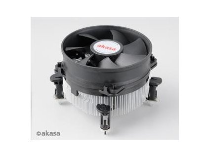 AKASA CPU chladič AK-CCE-7104EP pre Intel LGA 775/1150/1151/1155/1156/1200, 92mm PWM ventilátor, do 95W