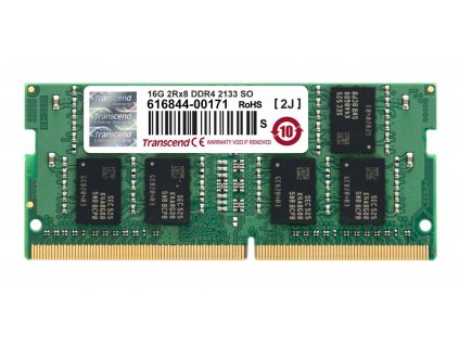 SODIMM DDR4 16GB 2133MHz TRANSCEND 2Rx8 CL15 RETAIL